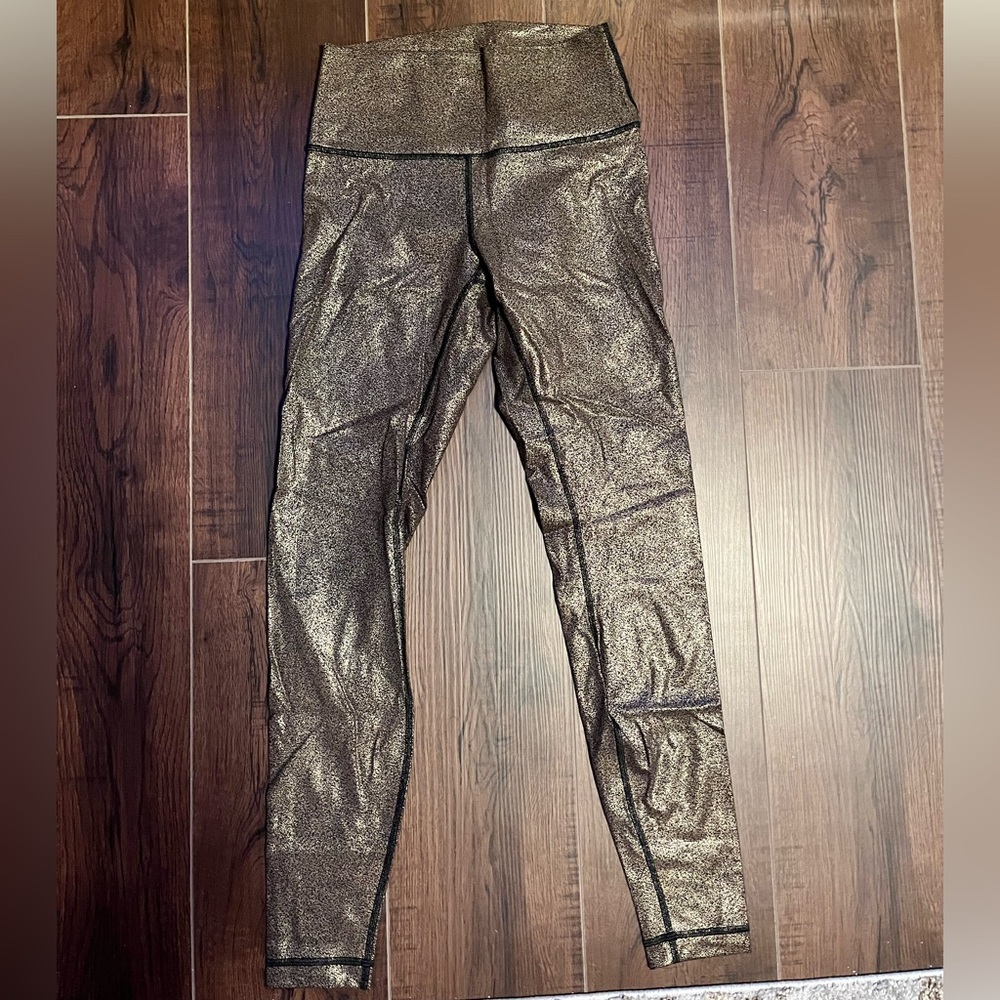 LULULEMON limited edition gold leggings